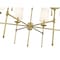 Z-Lite Emily 9 Light Chandelier, Rubbed Brass & Off White 3033-9RB - alternate 5